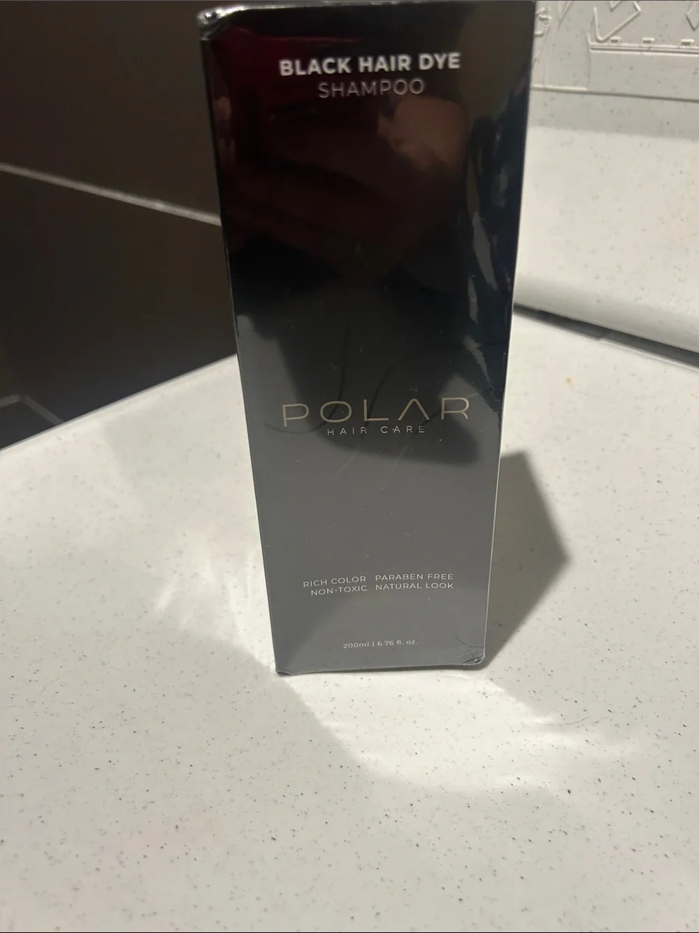 Black Hair Dye Shampoo — Black